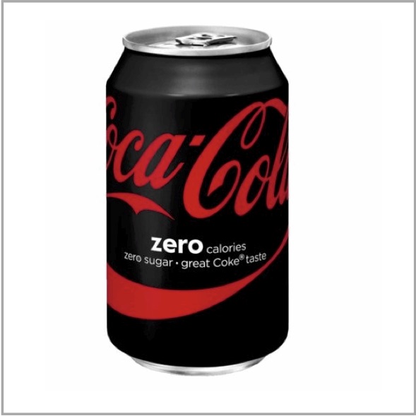 Blikje Coca Cola Zero